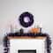 9ft. Purple LED Pre-Lit Black Crystal Pine Artificial Halloween Garland